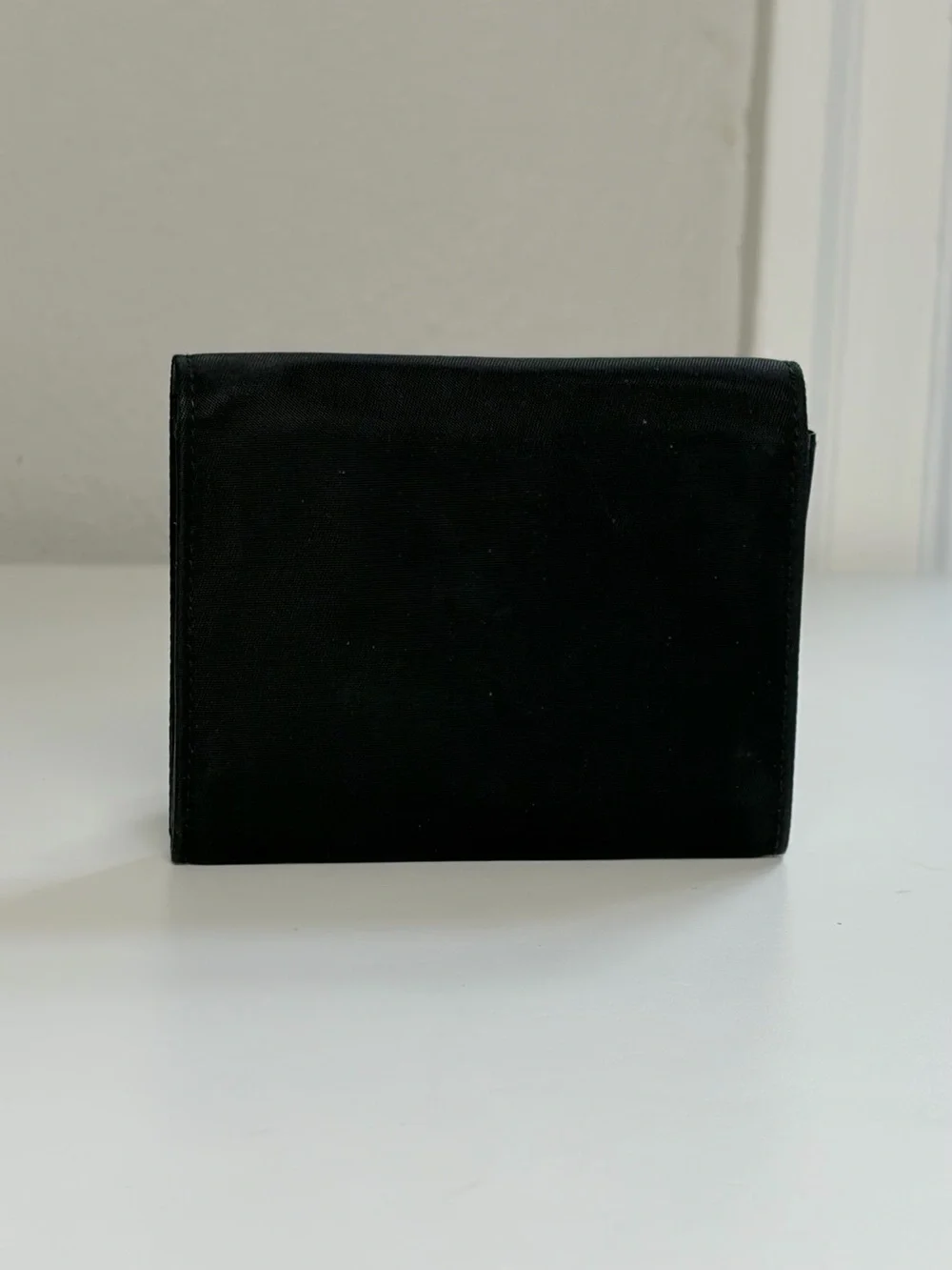 Prada Black Nylon Card Holder